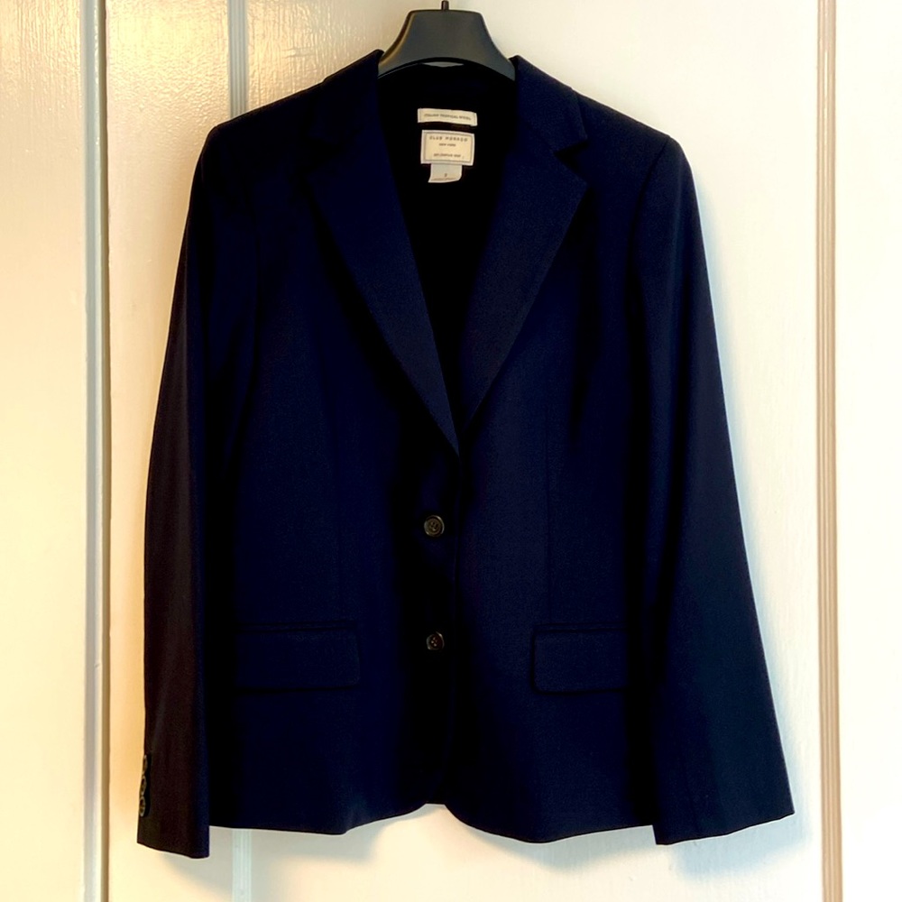 Club Monaco Manhattan Tex Blazer - Navy - Size 2